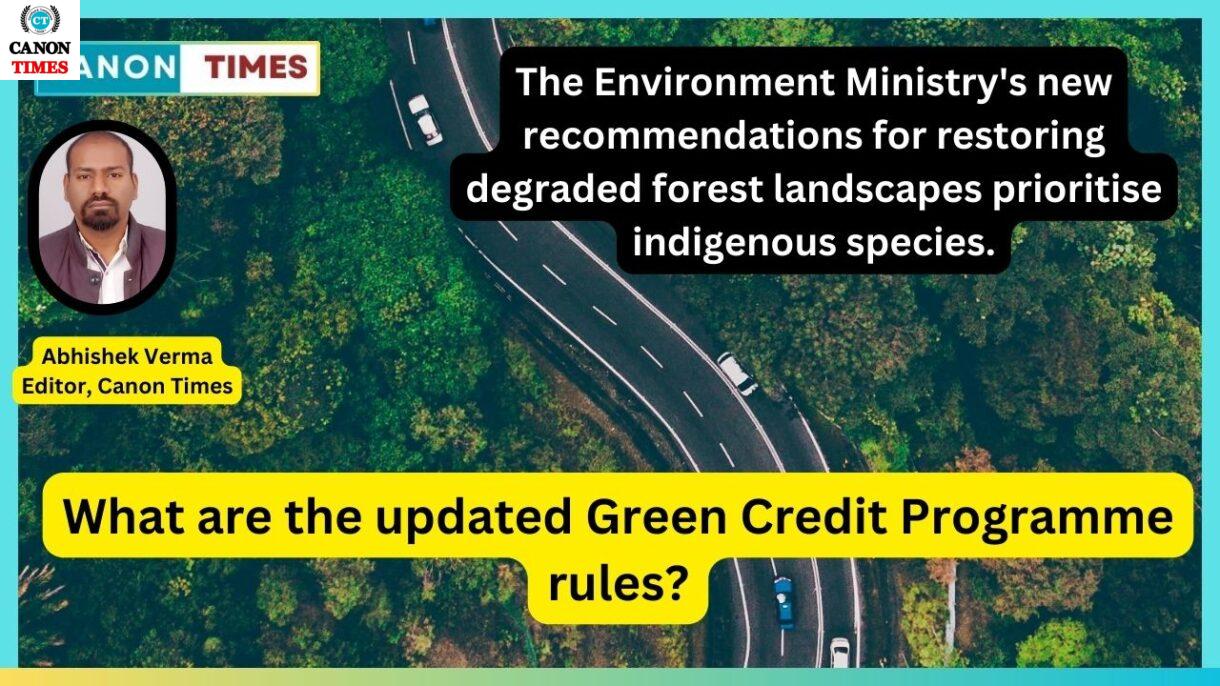 Green Credit Programme