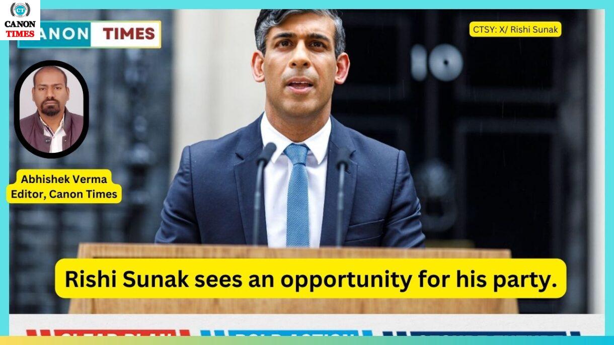 Rishi Sunak sees an opportunity for his party.