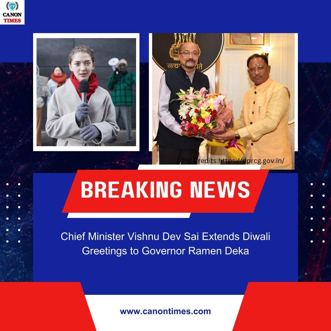Chief Minister Vishnu Dev Sai Extends Diwali Greetings to Governor Ramen Deka