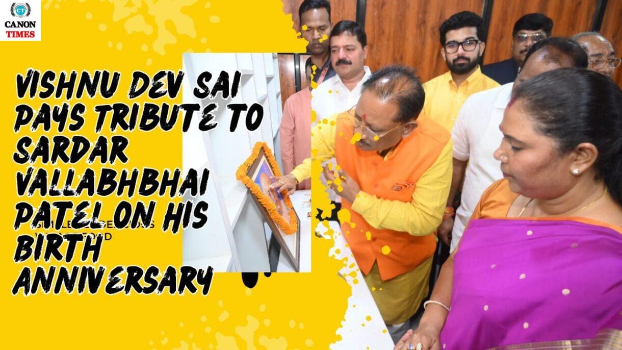 Vishnu Dev Sai Pays Tribute to Sardar Vallabhbhai Patel on His Birth Anniversary