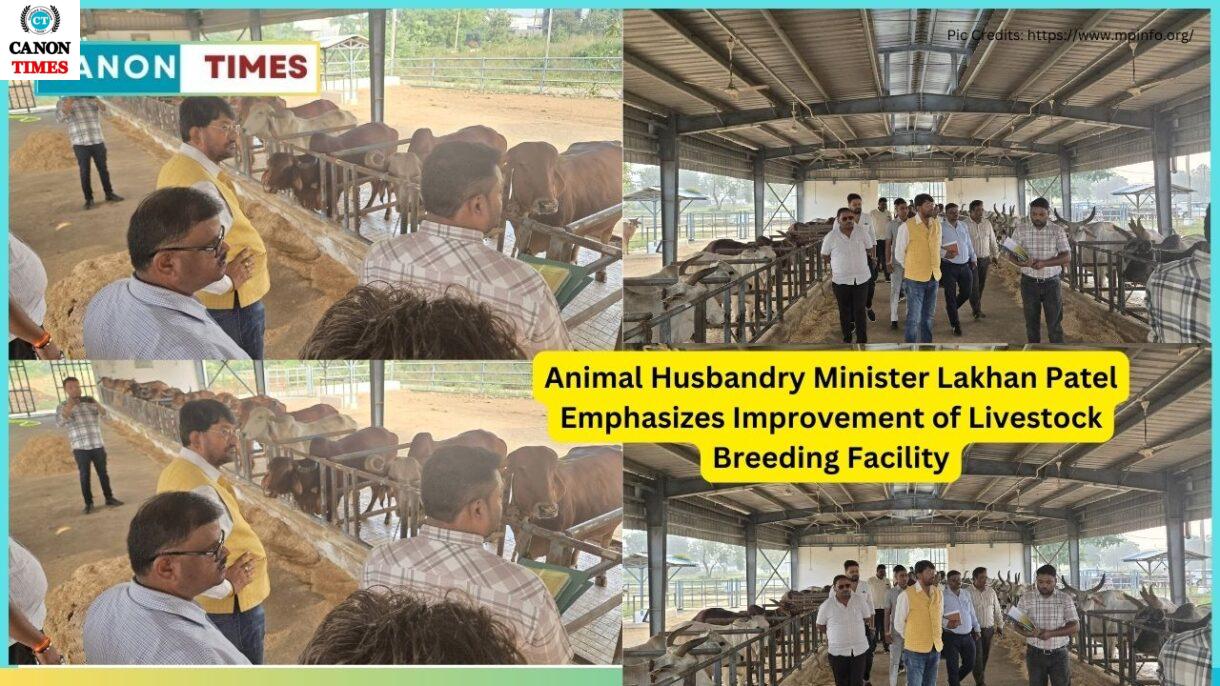 Animal Husbandry Minister Lakhan Patel Emphasizes Improvement of Livestock Breeding Facility