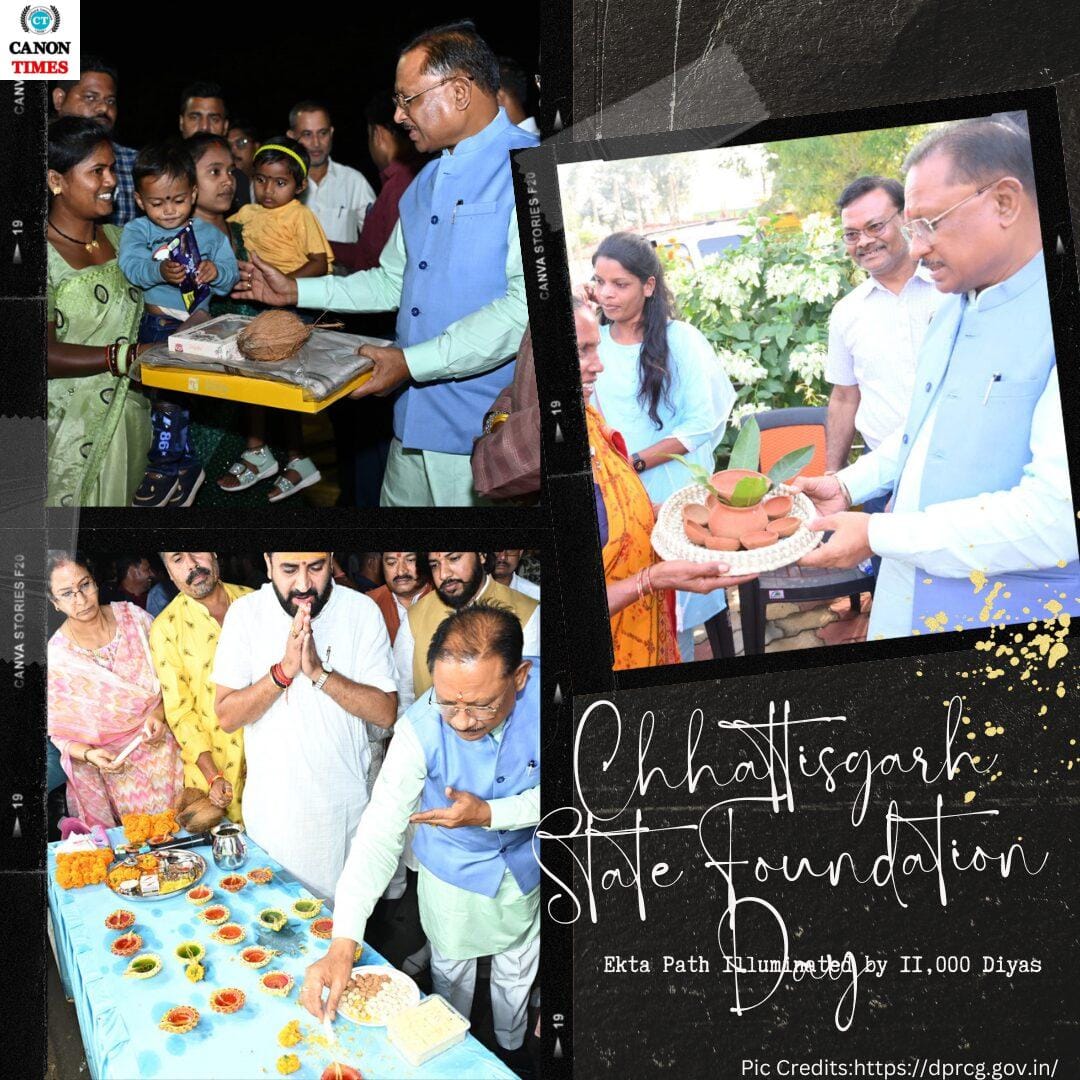 Ekta Path Illuminated by 11,000 Diyas