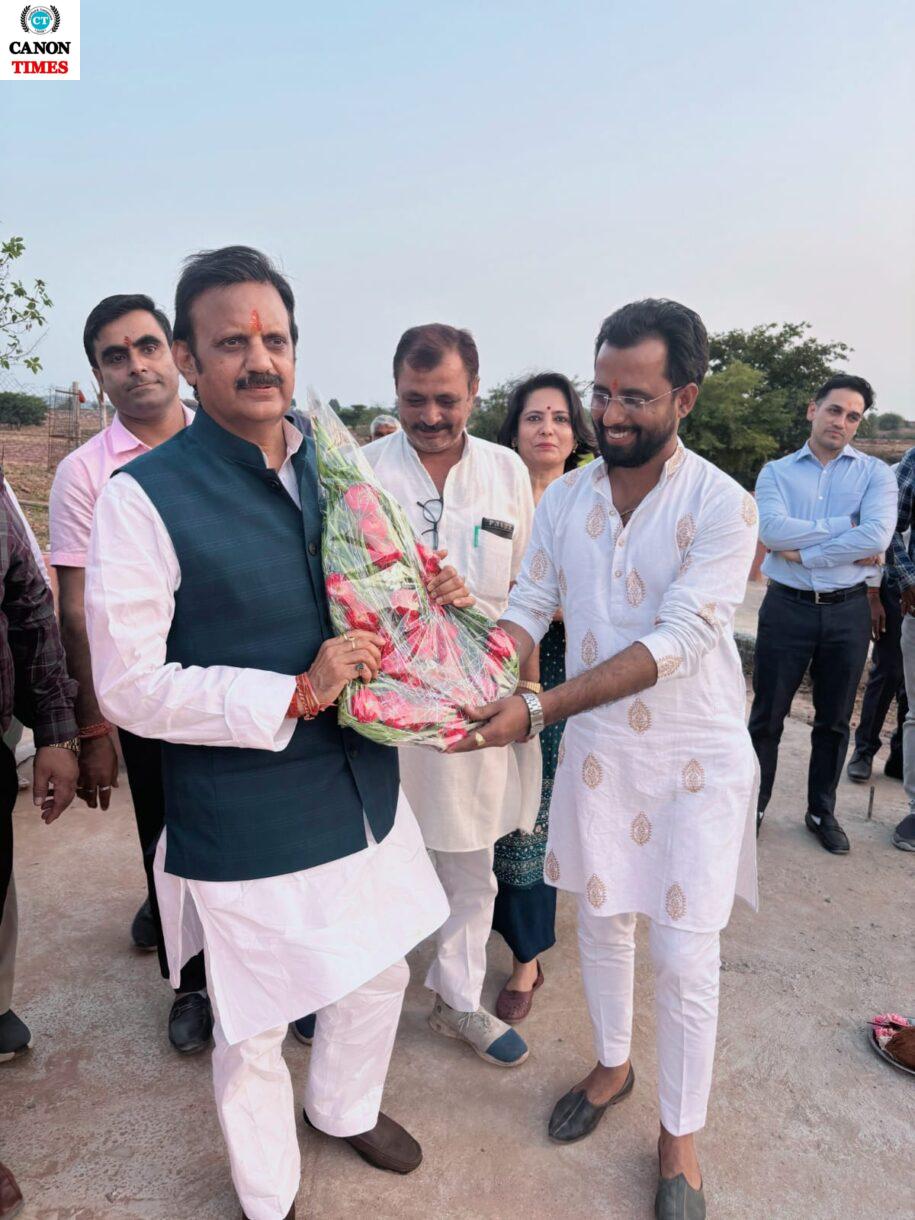 भैरव बाबा मंदिर परिसर के भव्य निर्माण कार्य के लिए माननीय उपमुख्यमंत्री राजेंद्र शुक्ल