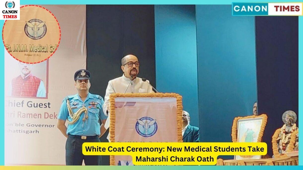 White Coat Ceremony: New Medical Students Take Maharshi Charak Oath