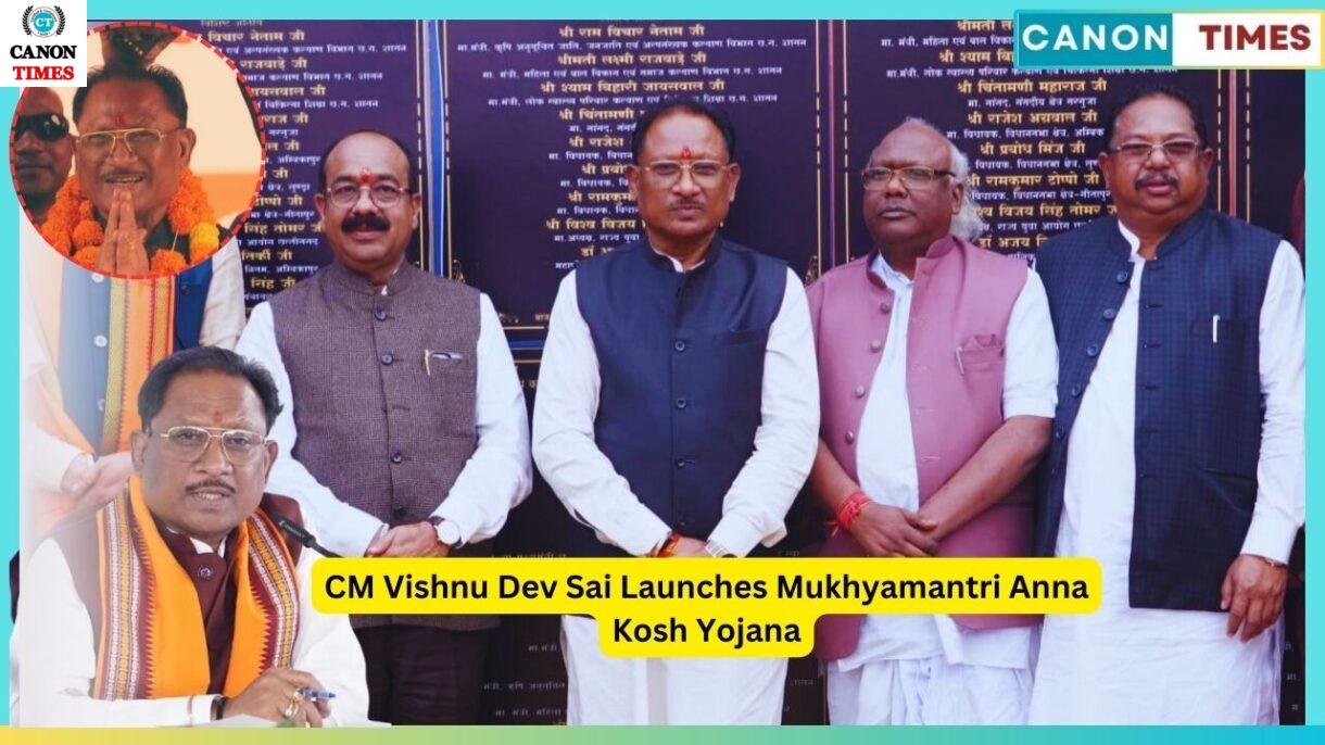 CM Vishnu Dev Sai Launches Mukhyamantri Anna Kosh Yojana