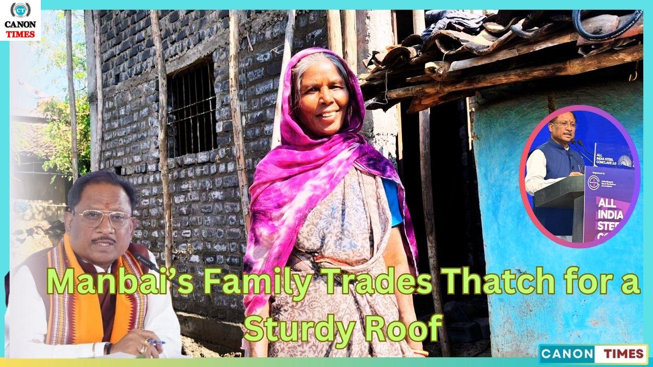 Manbai’s Family Trades Thatch for a Sturdy Roof