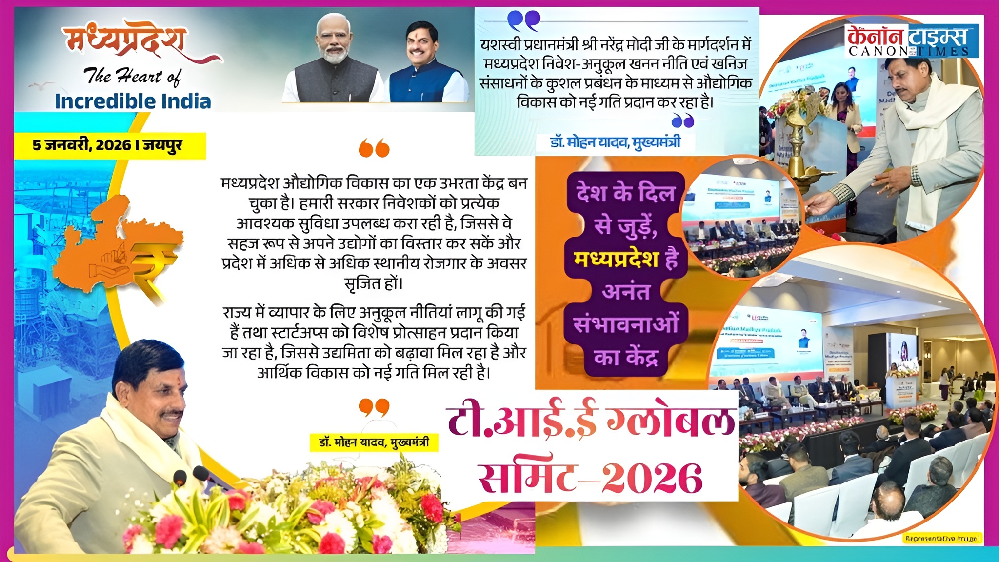 Madhya Pradesh Emerges as India’s Epicentre of Investment Confidence