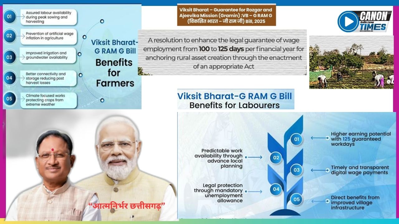 Viksit Bharat G RAM G Bill: Reshaping Rural Livelihoods in Chhattisgarh's Tribal Heartlands