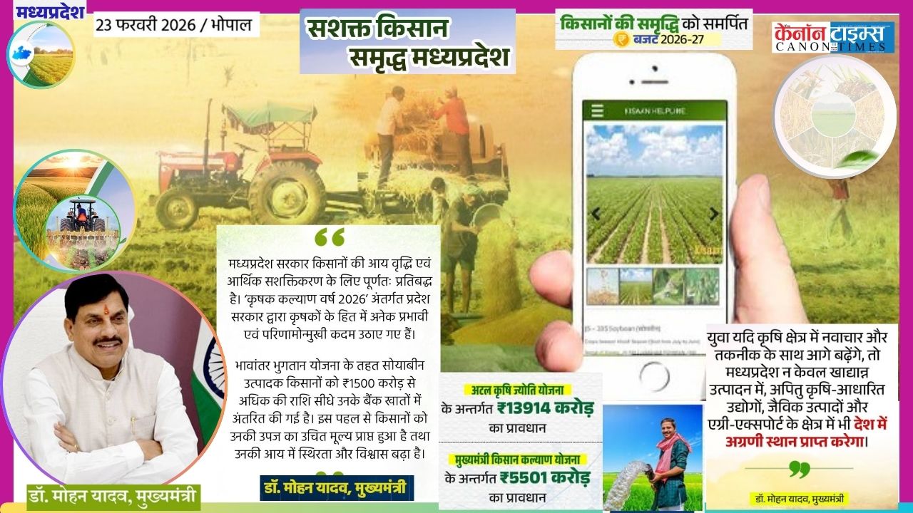 Empowering Farmers: Madhya Pradesh’s Bold Agri Vision for 2026