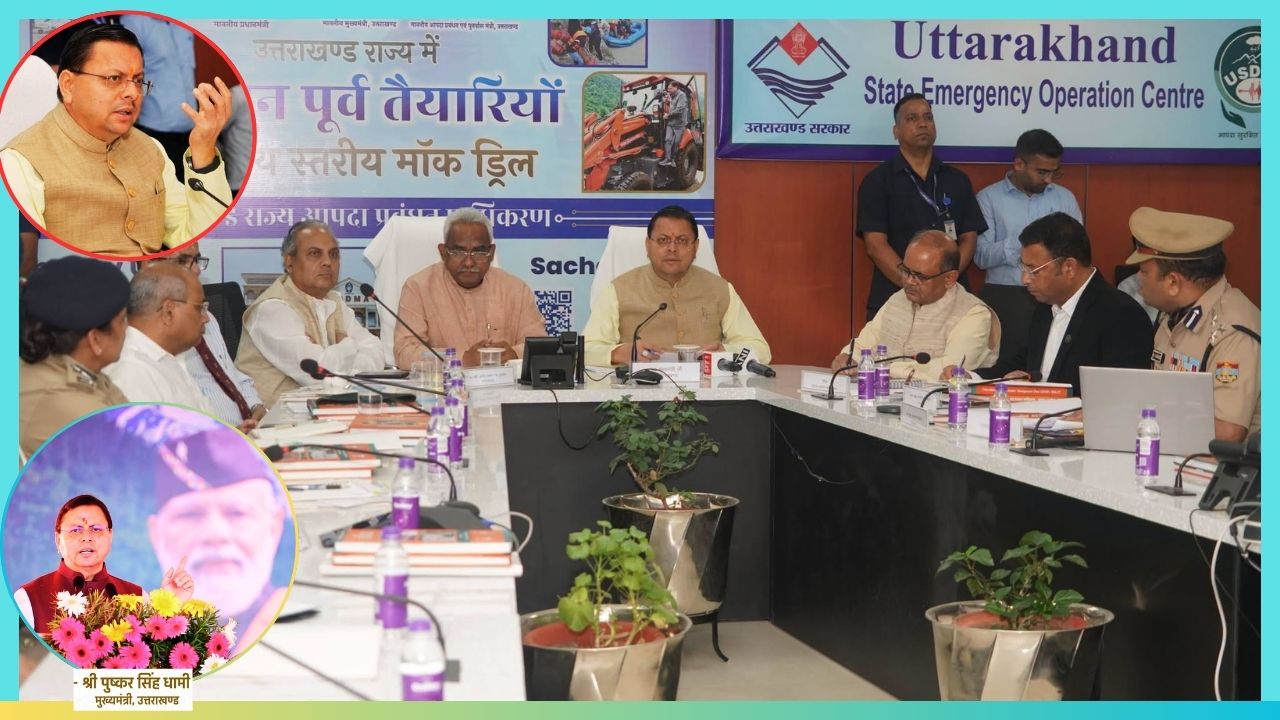 Dhami Calls for Stronger Disaster Preparedness, Says Uttarakhand’s Safety Is the Government’s Top Priority