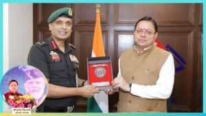 Dhami and NCC Chief Discuss Expansion of Cadet Training in Uttarakhand