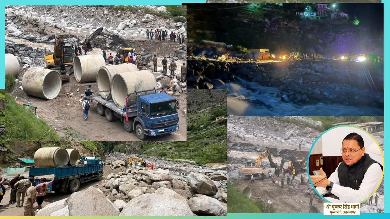 Traffic Restored in Niti Valley After Temporary Route Built Across Tamak Nala