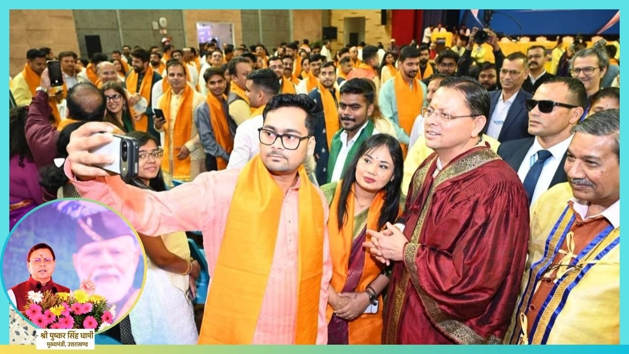 Dhami Honours Six Students at UPES Convocation, Urges Graduates to Become Job Creators